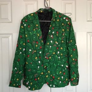Green ugly Christmas sports coat